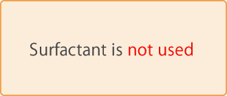Surfactant is not used